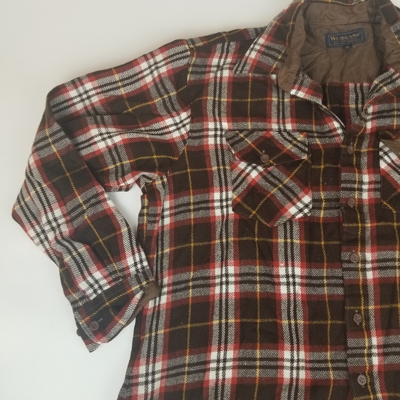 Vintage Woodland Men’s Flannel Shirt Rockabilly - Picture 2 of 11